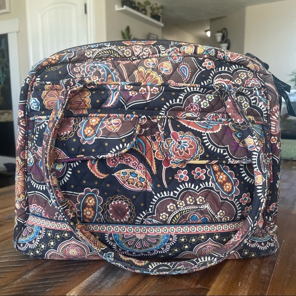 Black Floral Bandana Shoulder Bag - Picture 2 of 13